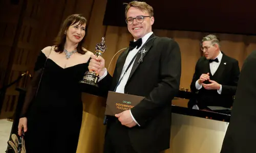 Teacher of Oscar-winning Russian filmmaker behind 'Mr. Nobody Against Putin' calls him a traitor