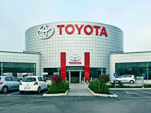 Toyota sales, production fall on sharp declines in China, Middle East
