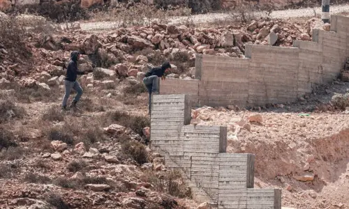 Dozens of Israeli settlers attack flashpoint West Bank village