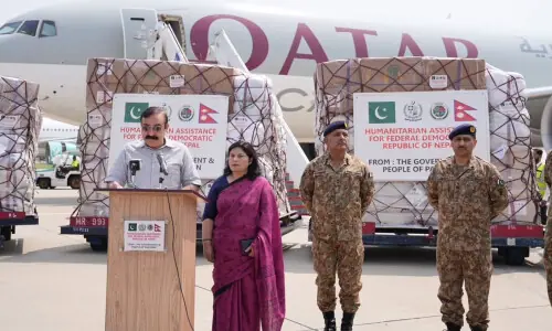 Pakistan sends 100 tonnes of humanitarian aid to flood-hit Nepal