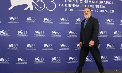 Venice premiere charts Russell Crowe's lifelong love of music