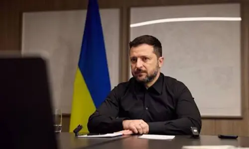 Ukraine ready for 'de-escalatory steps' if Russia eases conflict: Zelensky