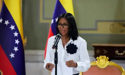 Venezuela&rsquo;s interim president Rodriguez plans UN visit, Bloomberg News reports