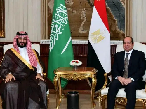 Sisi, MBS call for free navigation in the Red Sea
