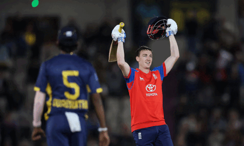 Brook hits lightning century as England crush Sri Lanka by 119 runs in opening T20 Brook hits lightning century as England crush Sri Lanka by 119 runs in opening T20