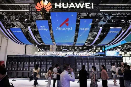 China's Huawei to launch two new AI chips in 2027
