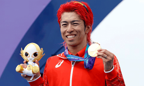 Japan win first gold of home Games, prodigy Yu leads China's pool surge Japan win first gold of home Games, prodigy Yu leads China's pool surge