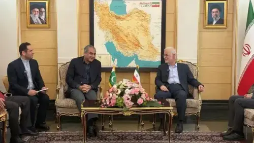 Naqvi, Iranian counterpart discuss bilateral ties, regional situation