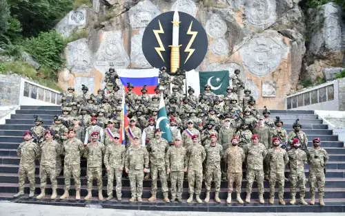 پاکستان، روس اور عمان کی مشترکہ انسدادِ دہشت گردی مشقیں شروع