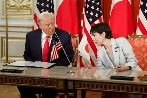 Japan says Trump voiced concern over weak yen in summit with PM Takaichi