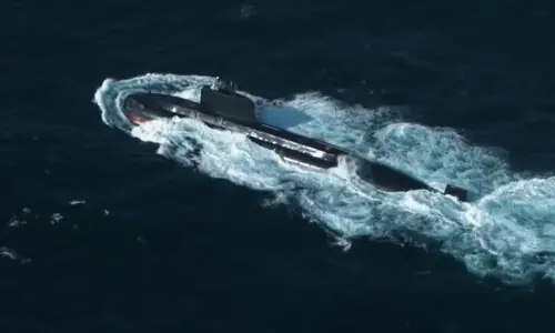 PNS/M Hangor demonstrates combat capability in maiden weapon firing
