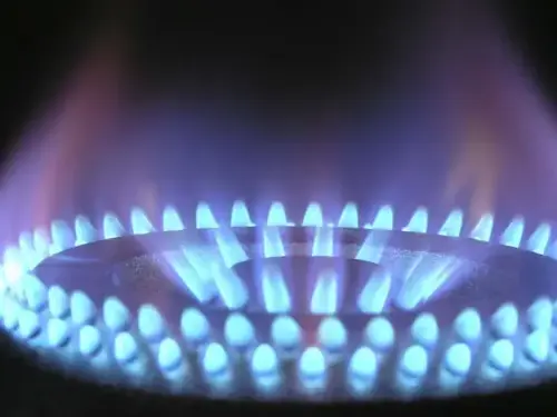 US natural gas futures easier