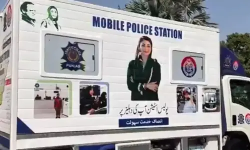 Mobile police station launched in Sialkot