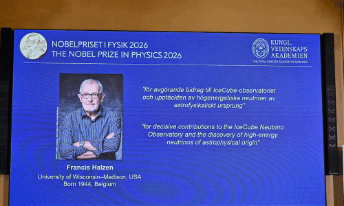 'Ghost particle' hunter Francis Halzen wins 2026 Nobel Physics Prize