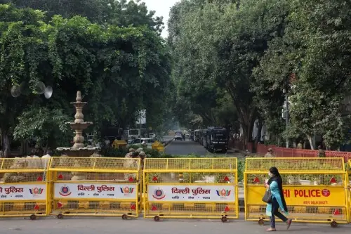 Indian capital braces for second day of protests against poll chief