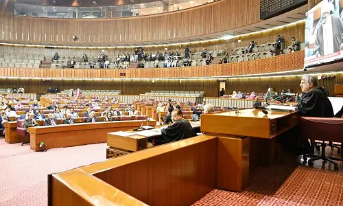 Parliament’s joint sitting ratifies emergency, governor’s rule in KP Parliament’s joint sitting ratifies emergency, governor’s rule in KP