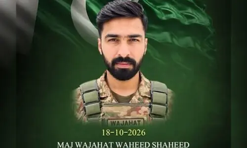Major martyred, four terrorists killed in Balochistan operations: ISPR Major martyred, four terrorists killed in Balochistan operations: ISPR