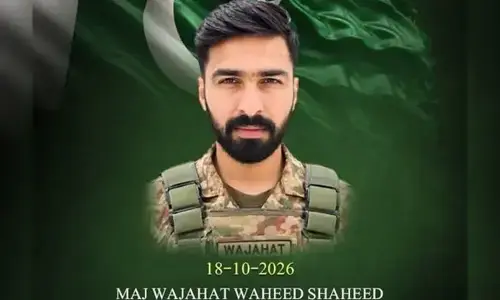 بلوچستان میں سیکیورٹی فورسز کی کارروائیاں، میجر وجاہت وحید شہید، 4 دہشت گرد ہلاک