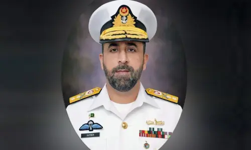 Rear Admiral Khyber takes over as Commander Pakistan Fleet