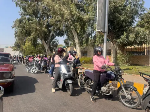 Pinktober on two wheels: women-led Karachi rally takes breast cancer awareness to the streets