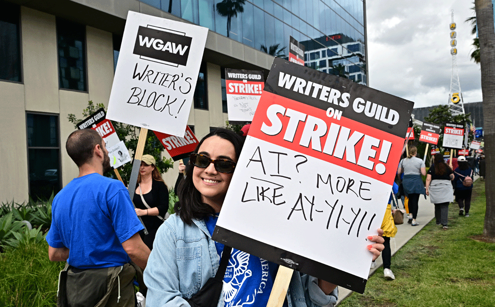 hollywood-strikes-inflamed-by-claim-ai-could-do-writers-jobs-life