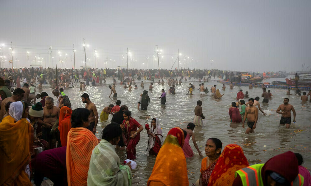 More than 500 million take ‘holy dip’ in India’s Maha Kumbh festival