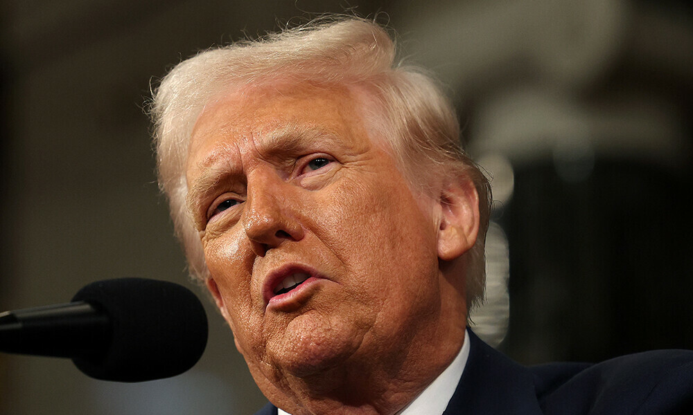 US President Donald Trump speaks during an address to a joint session of Congress at the US Capitol in Washington, DC, on March 4, 2025. Photo: AFP