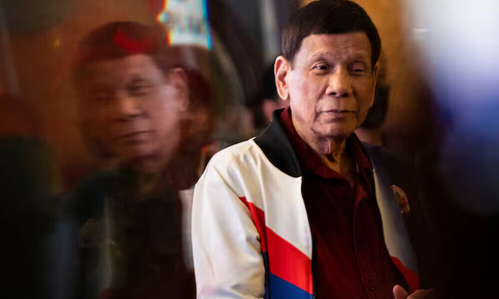 Former Philippine president Rodrigo Duterte. Photo: Reuters