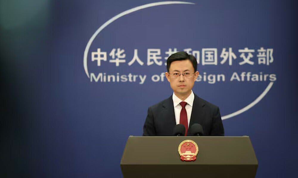 Chinese Foreign Ministry spokesperson Guo Jiakun attends a press conference in Beijing, China January 7, 2025. Photo: Reuters