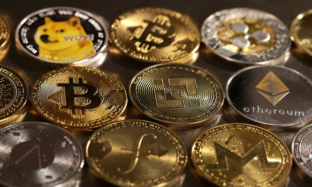 Representations of cryptocurrencies are seen in this illustration, August 10, 2022. REUTERS