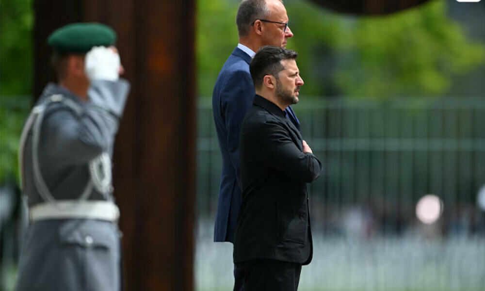 Ukraine’s Zelenskiy lands in Berlin for talks with Merz on ending the war