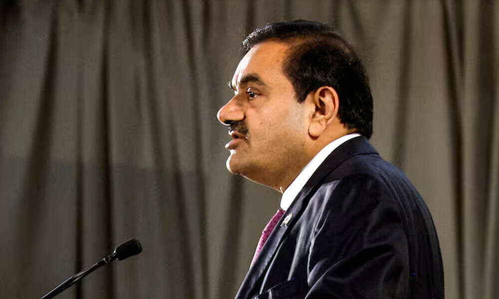 Indian billionaire Gautam Adani speaks during an inauguration ceremony after the Adani Group completed the purchase of Haifa Port earlier in January 2023, in Haifa port, Israel January 31, 2023. File Photo: Reuters