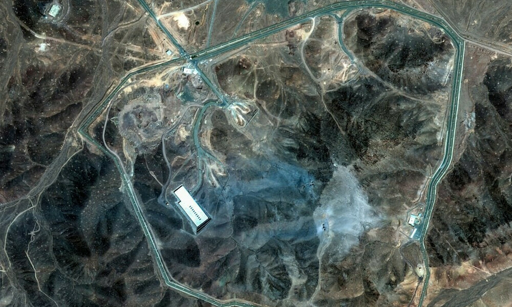 A satellite view shows an overview of Fordow underground complex, after the U.S. struck the underground nuclear facility, near Qom, Iran. Photo: Reuters