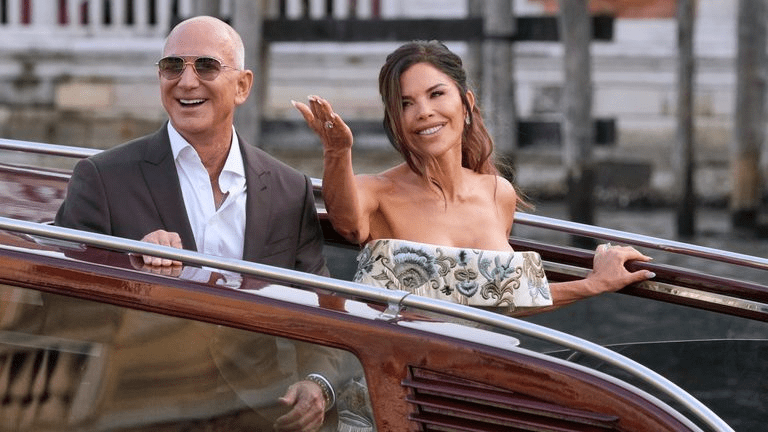 Bezos and Sanchez to exchange wedding vows in star-studded Venice party