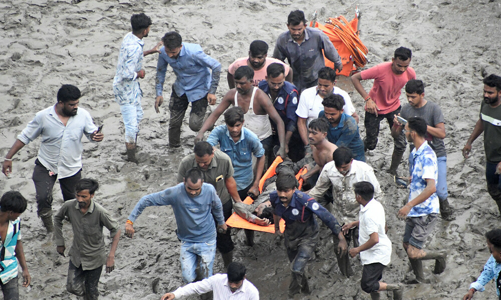 Ten dead after bridge collapses in India’s Gujarat, NDTV reports