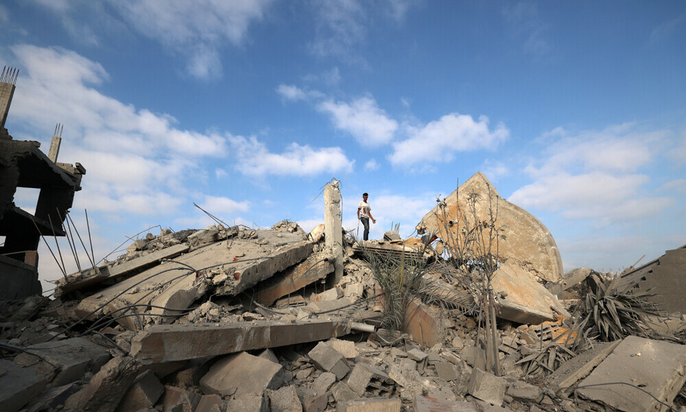 A Palestinian man stands atop the rubble of a building hit in an Israeli strike in the Bureij refugee camp in the central Gaza Strip on July 10, 2025. Photo: AFP A Palestinian man stands atop the rubble of a building hit in an Israeli strike in the Bureij refugee camp in the central Gaza Strip on July 10, 2025. Photo: AFP