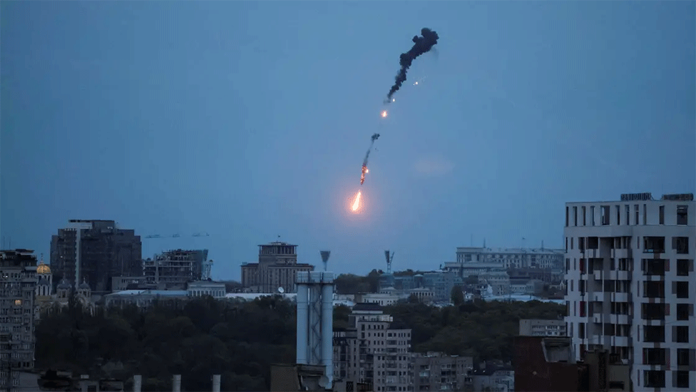 Russia’s drones and missile barrage targets Ukraine’s west, kills two