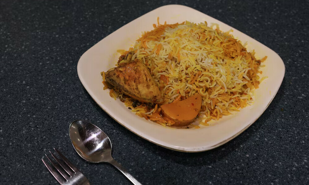  A plate of Biriyani, a rice dish with meat and potatoes. Photo: Reuters 