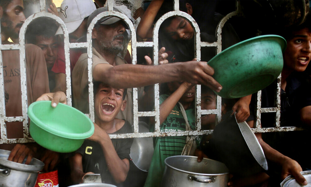 Trump says many are starving in Gaza, vows to set up food centres