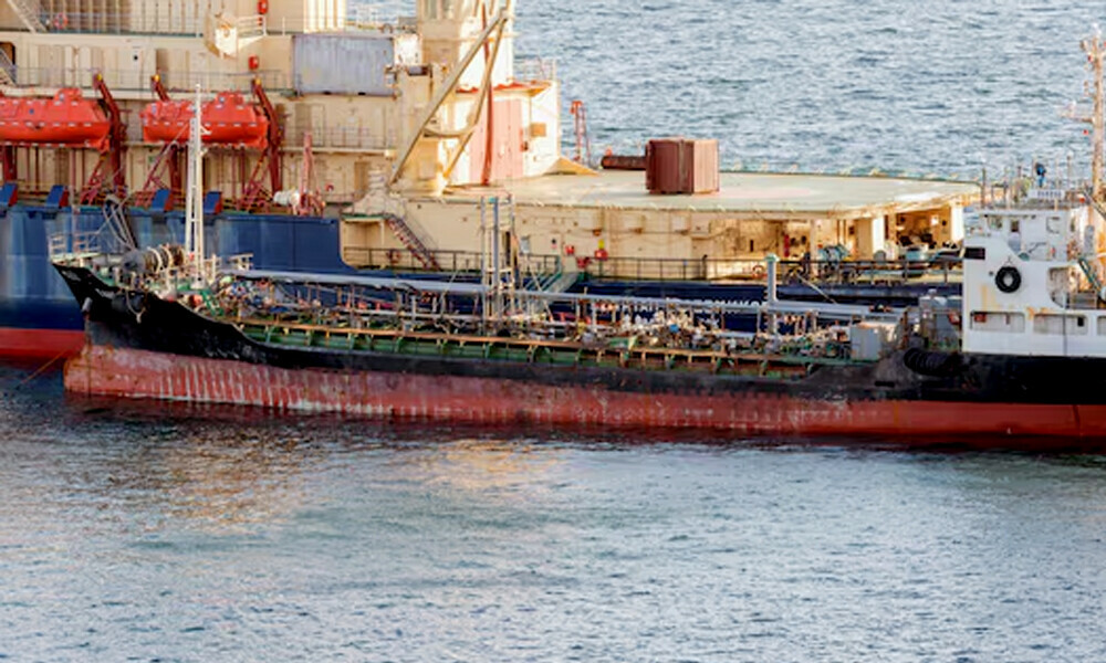 The Russian vessel Tantal, an oil/chemical tanker, is berthed at the far eastern city of Vladivostok, Russia April 3, 2016. Picture taken April 3, 2016. REUTERS