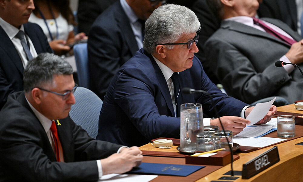 Miroslav Jenca, Assistant Secretary General for Europe, Central Asia and the Americas, speaks during a United Nations Security Council meeting on the conflict in the Middle East, including the Palestinian question, at United Nations headquarters on August 5, 2025 in New York. Photo: AFP