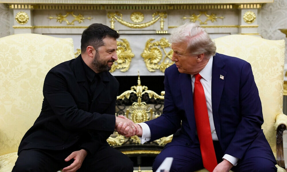 Trump and Zelenskiy shake hands at the Oval Office in Washington, D.C., August 18, 2025. REUTERS Trump and Zelenskiy shake hands at the Oval Office in Washington, D.C., August 18, 2025. REUTERS