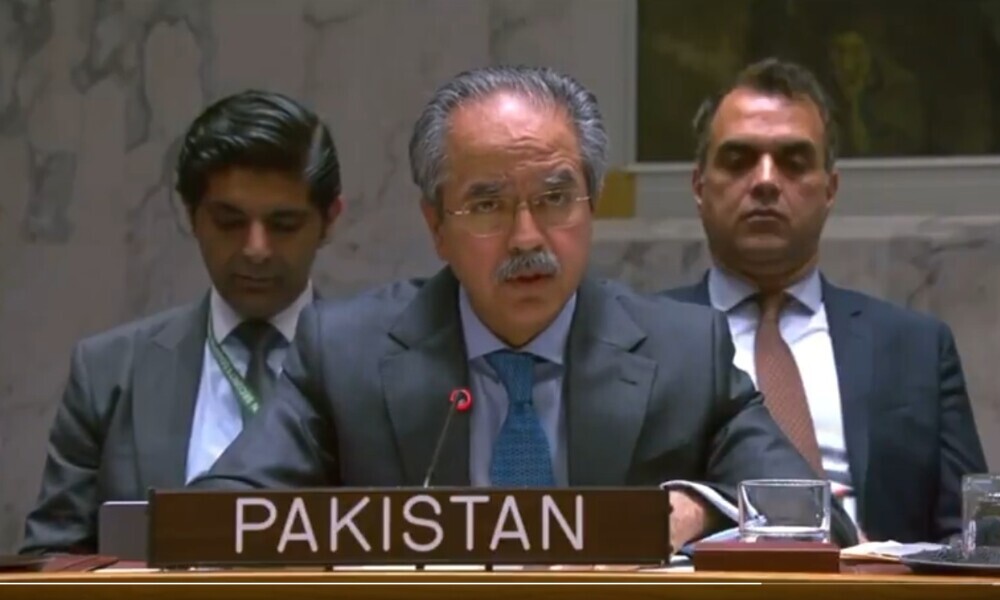 Photo: Screengrab/@PakistanUN_NY Photo: Screengrab/@PakistanUN_NY