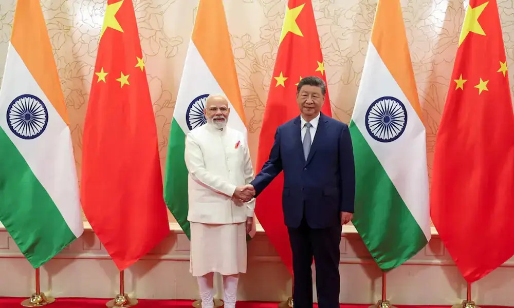 India&rsquo;s Prime Minister Narendra Modi shakes hands with Chinese President Xi Jinping during a meeting on the sidelines of Shanghai Cooperation Organisation (SCO) Summit in Tianjin, China, August 31, 2025. Photo: Reuters