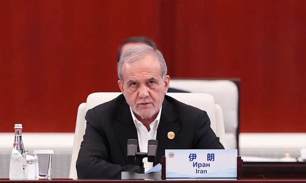 Iranian President Masoud Pezeshkian attends the Shanghai Cooperation Organisation (SCO) Summit 2025, in Tianjin, China, September 1, 2025. Iran’s Presidential website. REUTERS Iranian President Masoud Pezeshkian attends the Shanghai Cooperation Organisation (SCO) Summit 2025, in Tianjin, China, September 1, 2025. Iran’s Presidential website. REUTERS