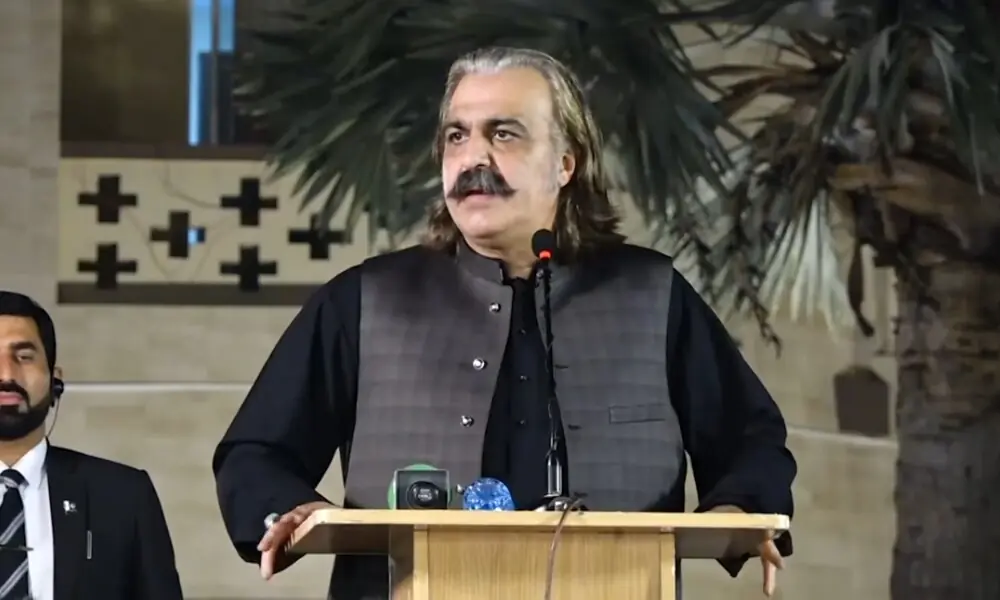 Khyber Pakhtunkhwa Chief Minister Ali Amin Gandapur. Photo: Facebook/@AliAminKhanGandapurPti/File
