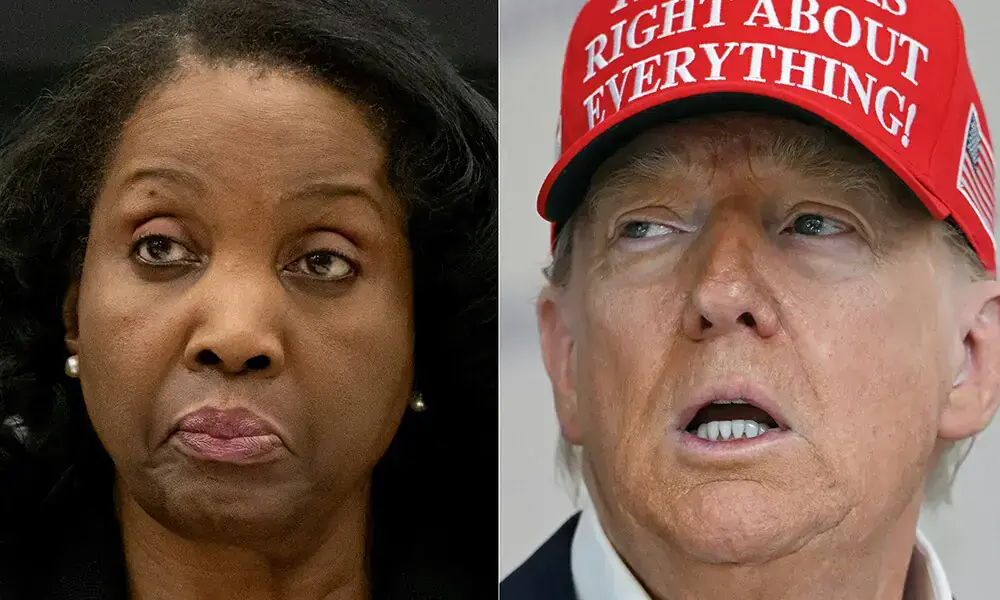 This combination of pictures created on August 22, 2025 shows, L/R, Federal Reserve Board of Governors member Lisa Cook, in Washington, DC, on June 25, 2025 and US President Donald Trump on August 22, 2025, in Washington, DC. Photo: AFP