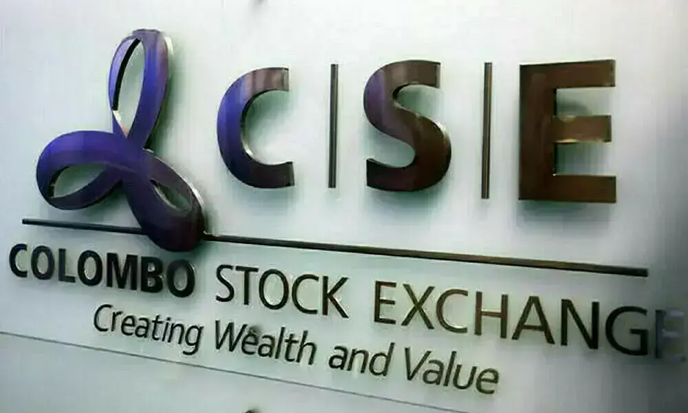 Colombo Stock Exchange logo board is seen at CSE premises in Colombo, Sri Lanka. Photo: Reuters Colombo Stock Exchange logo board is seen at CSE premises in Colombo, Sri Lanka. Photo: Reuters