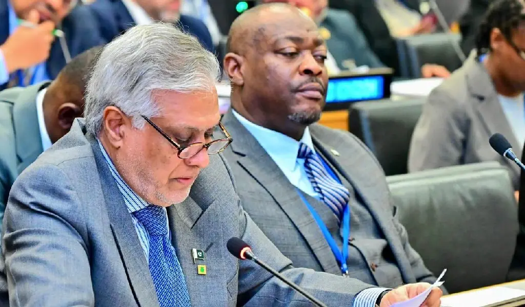 Foreign Minister Ishaq Dar participates in the Commonwealth Foreign Affairs Ministers Meeting (CFAMM) at UN Headquarters, New York. - (MOFA)