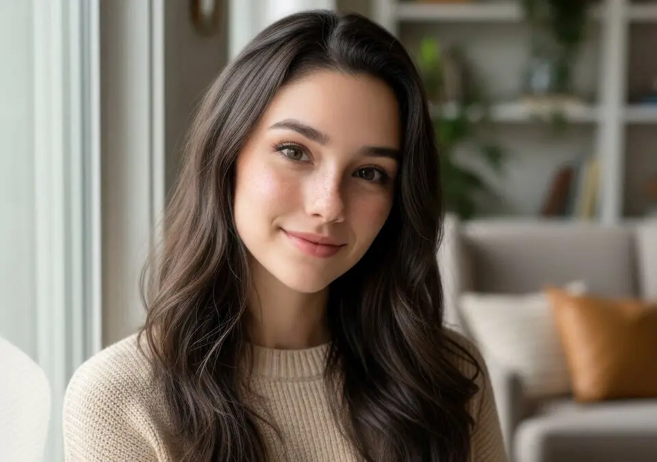 Tilly Norwood, an AI-generated &lsquo;actress&rsquo;, smiles in an AI-generated image obtained by Reuters on October 1, 2025. Photo: Reuters